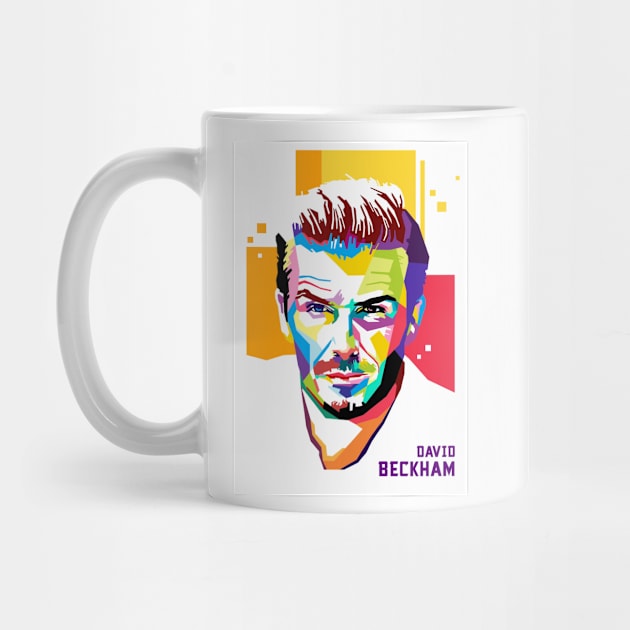 david beckham pop art by rafand23